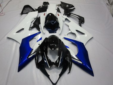 Weiß & Blau 2005-2006 GSXR 1000 Motorrad Verkleidungen