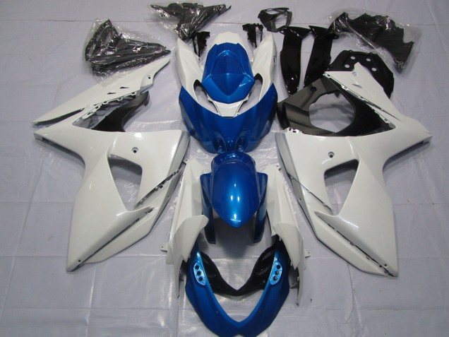 Weiß & Blau 2009-2016 GSXR 1000 Motorrad Verkleidungen