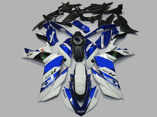 Weiß & Blau 2015-2018 R3 Motorrad Verkleidungen