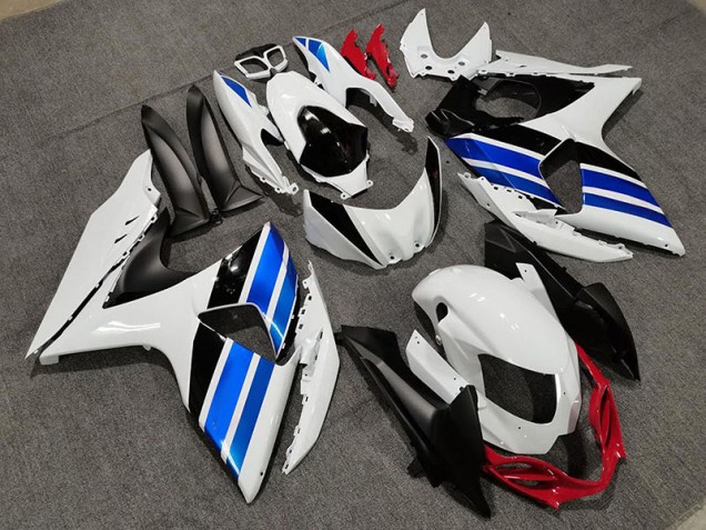 Weiß Blau & Rot Stil 2009-2016 GSXR 1000 Motorrad Verkleidungen