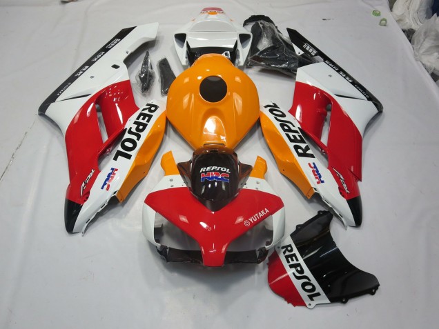 Weiß Repsol 2004-2005 CBR1000RR Motorrad Verkleidungen