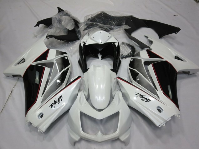 Weiß & Schwarz 2008-2012 Ninja 250 Motorrad Verkleidungen