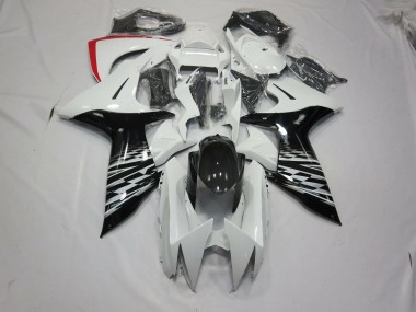 Weiß & Schwarz 2011-2024 GSXR 600-750 Motorrad Verkleidungen