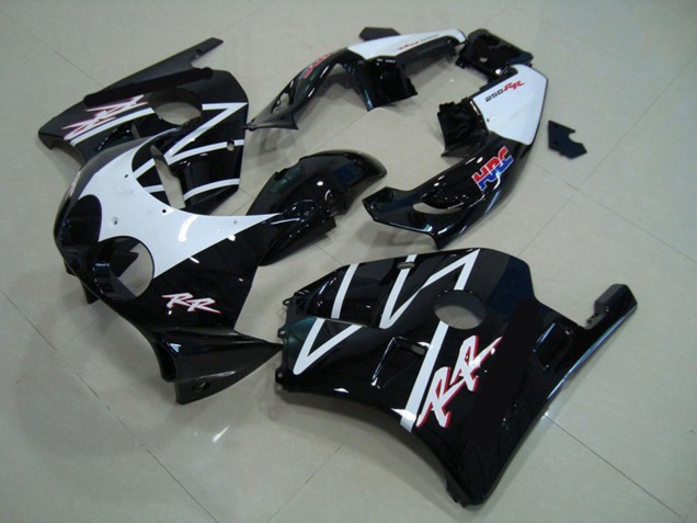 Weiß Schwarz HRC 1990-1998 CBR250RR Motorrad Verkleidungen