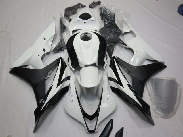 Weiß & Schwarz OEM Stil 2007-2008 CBR600RR Motorrad Verkleidungen
