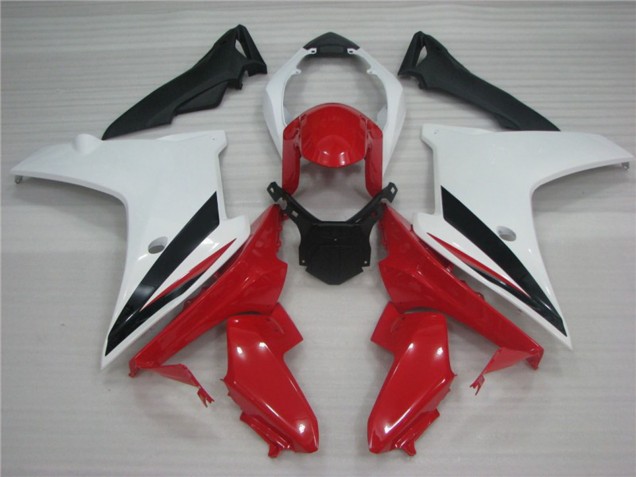 Weiß Schwarz & Rot 2011-2012 CBR600F Motorrad Verkleidungen