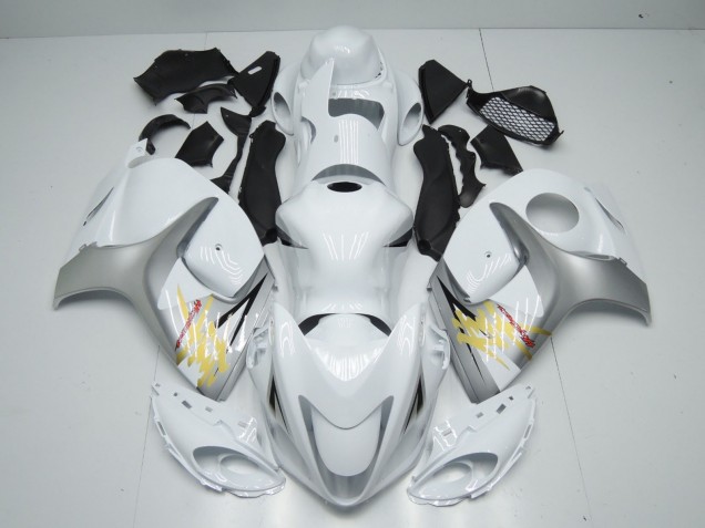 Weiß & Silber 2008-2020 GSXR 1300 Motorrad Verkleidungen