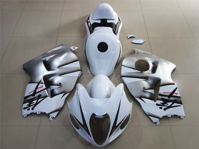 Weiß & Silber Glänzend 1997-2007 GSXR 1300 Motorrad Verkleidungen