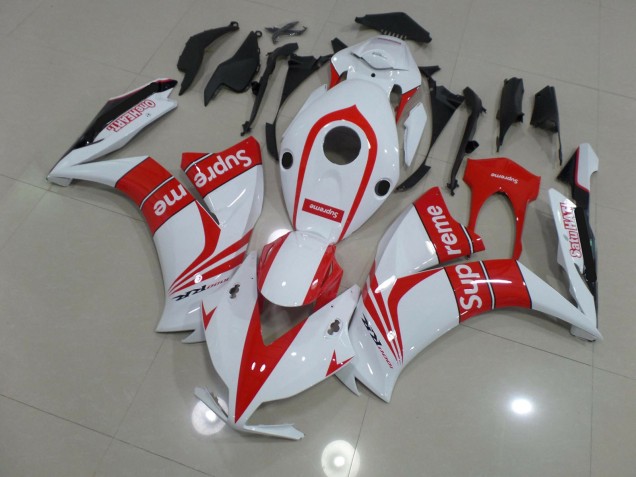 Weiß Supreme 2012-2016 CBR1000RR Motorrad Verkleidungen