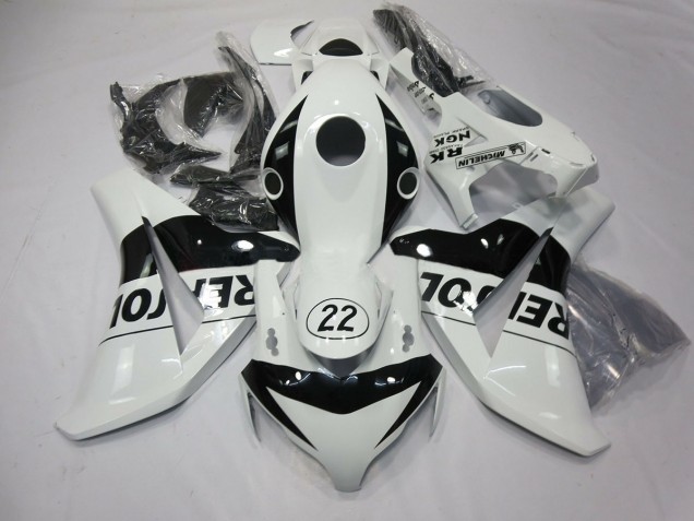 22 Repsol Weiß 2008-2011 CBR1000RR Motorrad Verkleidungen