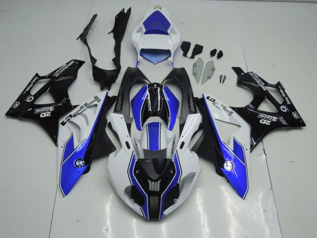 Alien Blau & Weiß 2009-2014 S1000RR Motorrad Verkleidungen