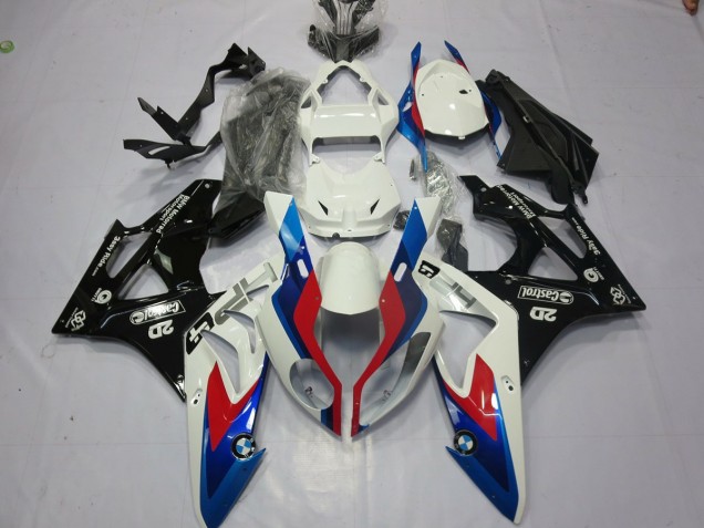 Alien Blau & Weiß 2009-2014 S1000RR Motorrad Verkleidungen Alien Blau & Weiß 2009-2014 S1000RR Motorrad Verkleidungen