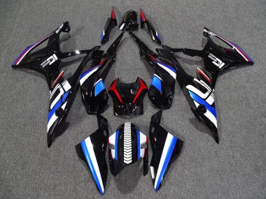 Alien Blau & Weiß 2009-2014 S1000RR Motorrad Verkleidungen