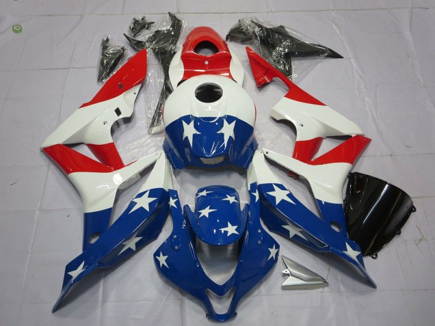 Amerikanische Flagge 2007-2008 CBR600RR Motorrad Verkleidungen