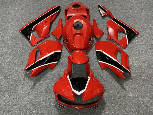 Aufkleber In Glänzendem Rot Schwarz & Weiß 2013-2023 CBR600RR Motorrad Verkleidungen