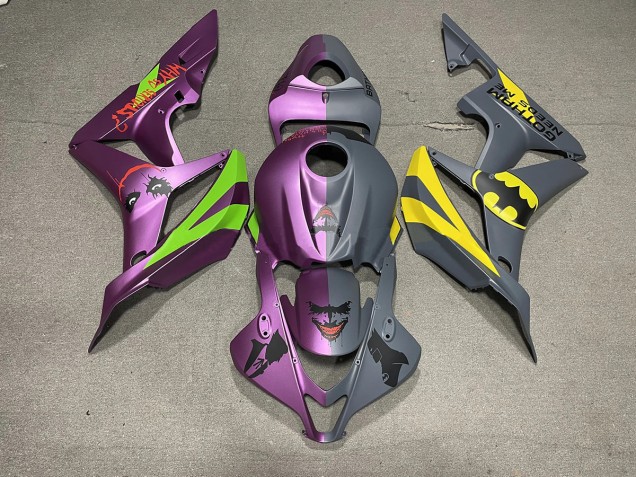 Bat Man Vs Joker Matt 2007-2008 CBR600RR Motorrad Verkleidungen