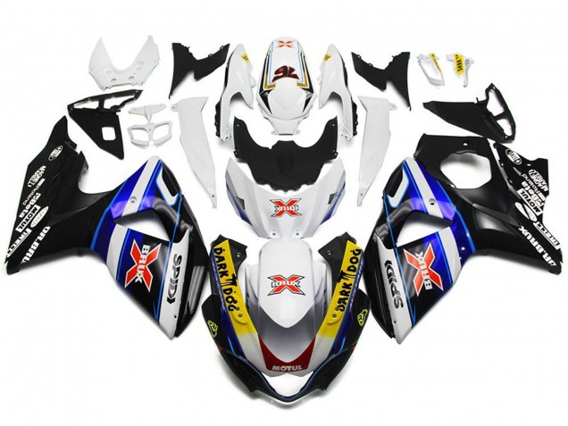 Benutzerdefinierter Spidi Dark Dog 2009-2016 GSXR 1000 Motorrad Verkleidungen