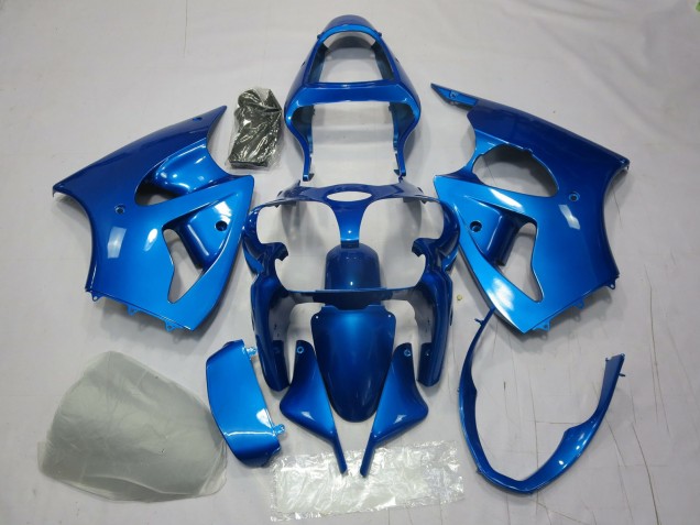 Blau 2000-2002 ZX6R Motorrad Verkleidungen Blau 2000-2002 ZX6R Motorrad Verkleidungen