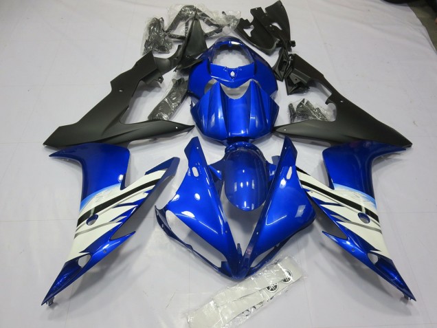 Blau & Weiß 2004-2006 R1 Motorrad Verkleidungen Blau & Weiß 2004-2006 R1 Motorrad Verkleidungen