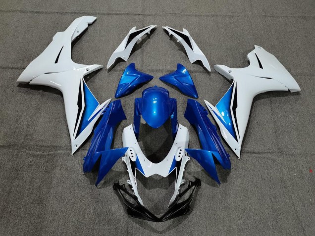 Blau & Weiß 2011-2024 GSXR 600-750 Motorrad Verkleidungen