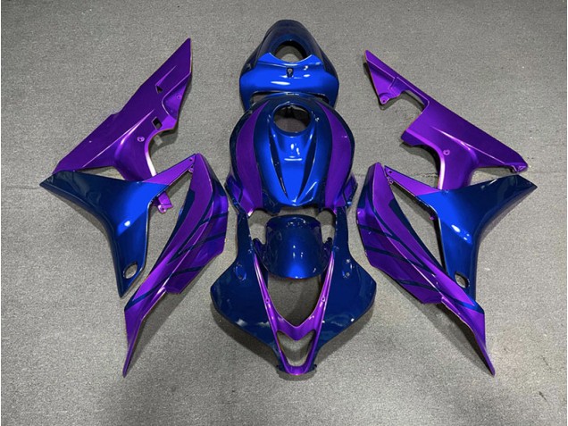Blau & Weiß Custom 2007-2008 CBR600RR Motorrad Verkleidungen