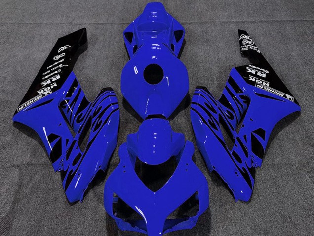 Blau Glänzend Flame 2004-2005 CBR1000RR Motorrad Verkleidungen