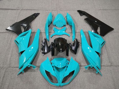 Blau & Gold 2009-2012 ZX6R Motorrad Verkleidungen