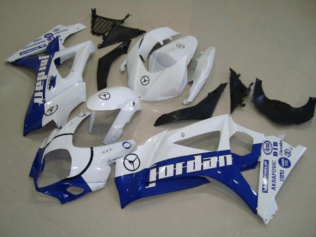 Blau Jordan 2007-2008 GSXR 1000 Motorrad Verkleidungen