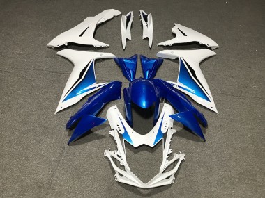 Blauweiß Kundenspezifisch 2011-2024 GSXR 600-750 Motorrad Verkleidungen