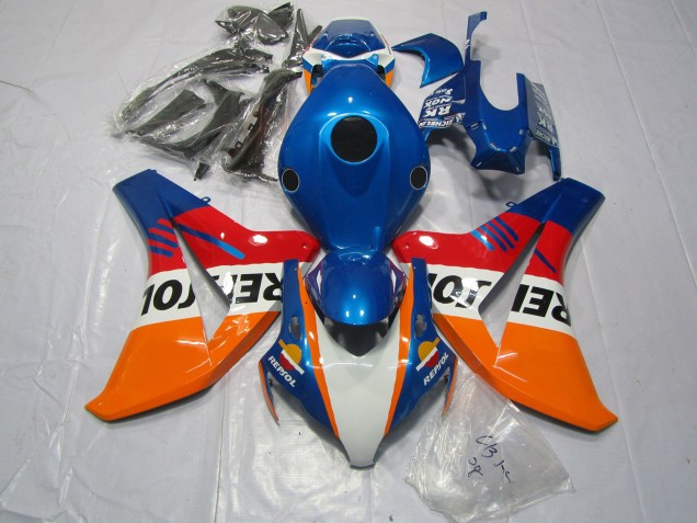 Blau Repsol & Rot 2008-2011 CBR1000RR Motorrad Verkleidungen