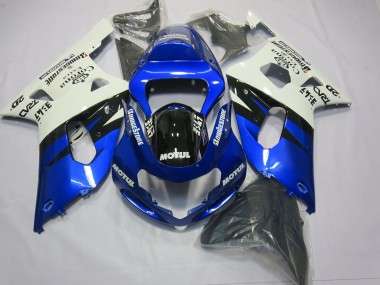 Blau & Schwarz 2001-2003 GSXR 600-750 Motorrad Verkleidungen