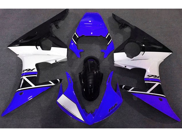 Blauweiß & Schwarz 2003-2004 R6 Motorrad Verkleidungen Blauweiß & Schwarz 2003-2004 R6 Motorrad Verkleidungen