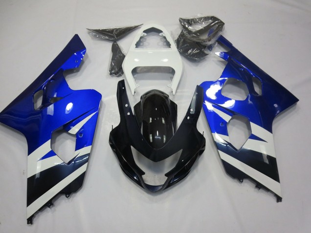 Blauweiß & Schwarz 2004-2005 GSXR 600-750 Motorrad Verkleidungen