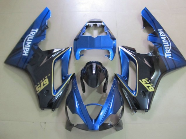 Blau & Schwarz 2006-2008 Daytona 675 Motorrad Verkleidungen