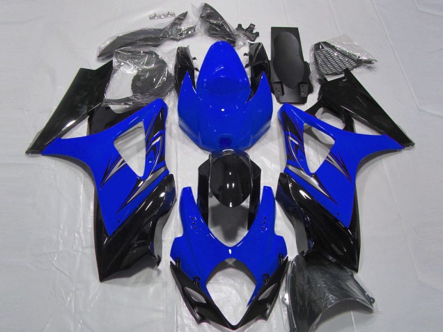 Blau & Schwarz 2007-2008 GSXR 1000 Motorrad Verkleidungen