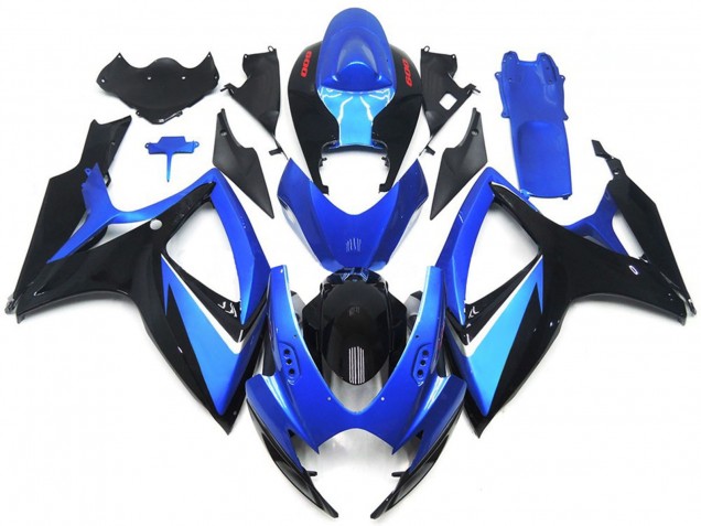 Blau & Schwarz Special 2006-2007 GSXR 600-750 Motorrad Verkleidungen