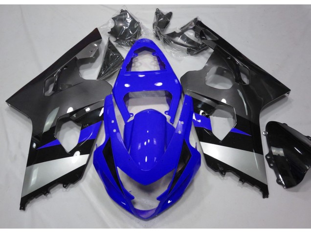 Blau & Silber 2004-2005 GSXR 600-750 Motorrad Verkleidungen