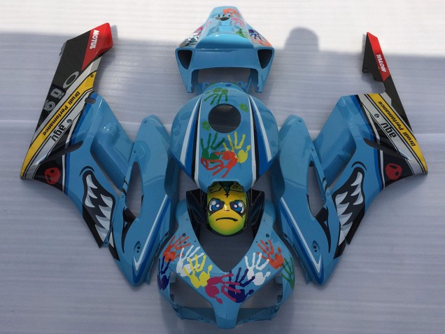 Blauer Hai 2004-2005 CBR1000RR Motorrad Verkleidungen