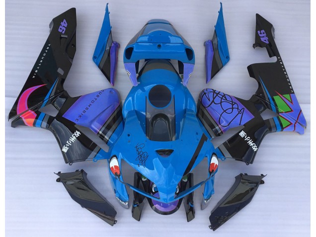 Blauer Hai 2005-2006 CBR600RR Motorrad Verkleidungen