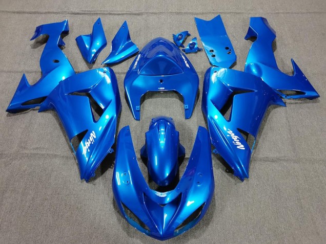 Blauer Ninja 2006-2007 ZX10R Motorrad Verkleidungen Blauer Ninja 2006-2007 ZX10R Motorrad Verkleidungen