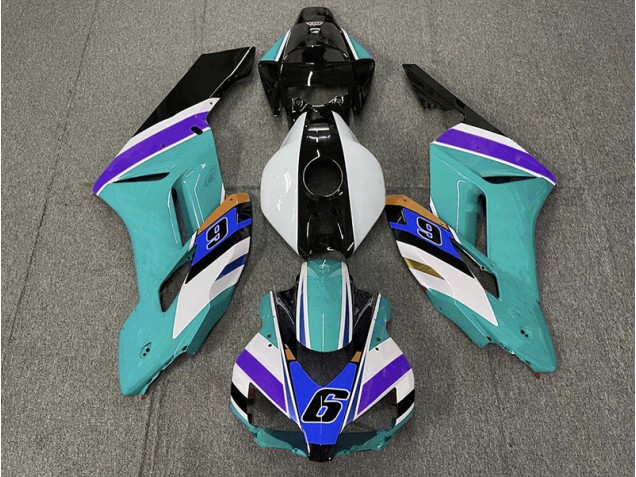 Blaugrün 6 2004-2005 CBR1000RR Motorrad Verkleidungen