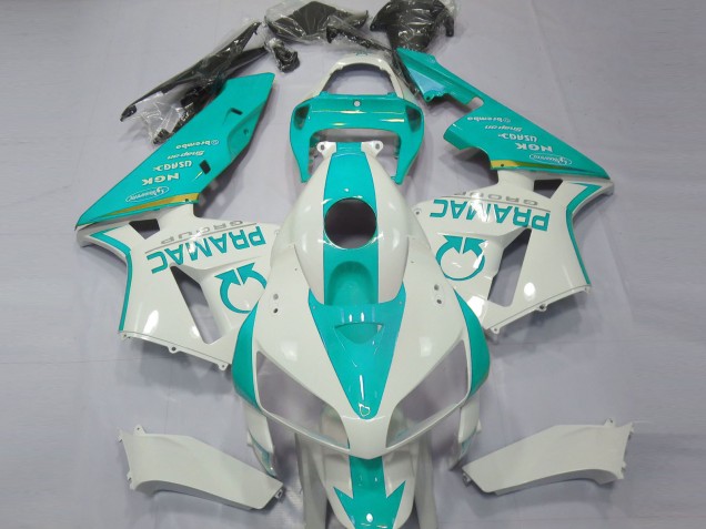 Blaugrün Kundenspezifisch 2005-2006 CBR600RR Motorrad Verkleidungen