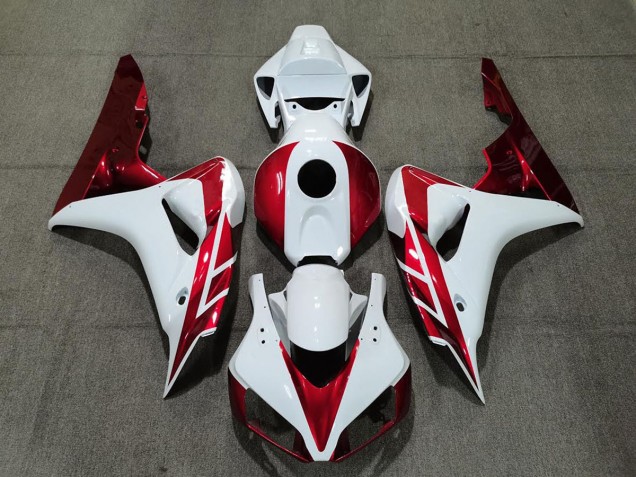 Candy Red & Weiß 2006-2007 CBR1000RR Motorrad Verkleidungen