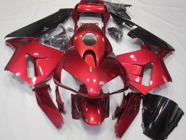 Candy Red Plain 2003-2004 CBR600RR Motorrad Verkleidungen