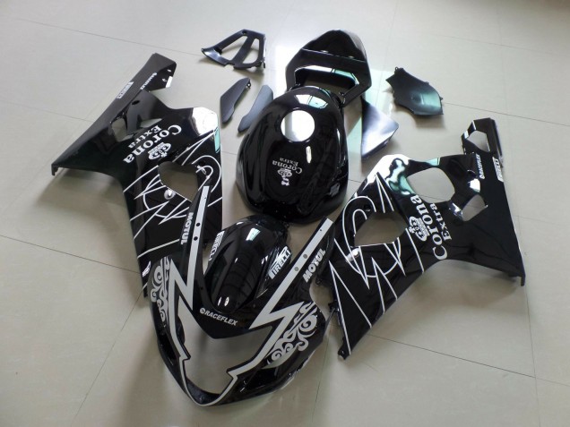 Corona Schwarz 2004-2005 GSXR 600-750 Motorrad Verkleidungen