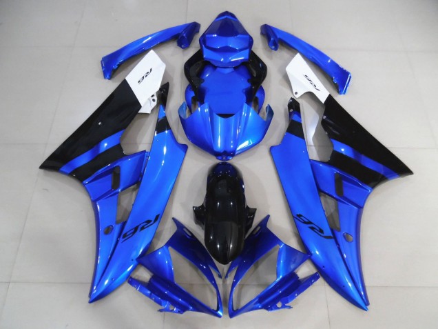 Custom Blau 2006-2007 R6 Motorrad Verkleidungen