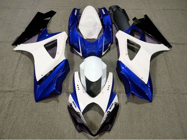 Custom Design Blau 2007-2008 GSXR 1000 Motorrad Verkleidungen
