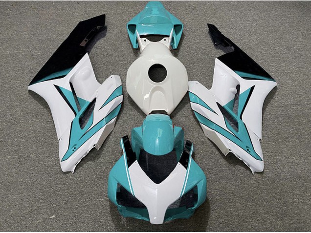 Cyan Weiß & Schwarz Glänzend 2004-2005 CBR1000RR Motorrad Verkleidungen Cyan Weiß & Schwarz Glänzend 2004-2005 CBR1000RR Motorrad Verkleidungen