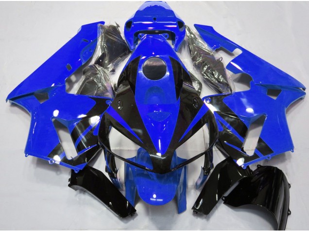 Design In Glänzendem Blau & Schwarz 2005-2006 CBR600RR Motorrad Verkleidungen