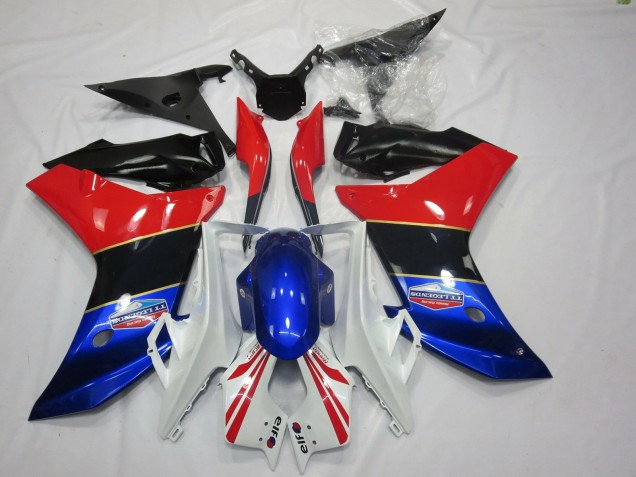 Dreifarbiger Goldener Streifen 2011-2012 CBR600F Motorrad Verkleidungen
